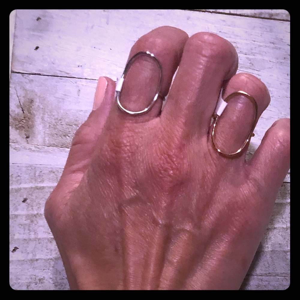 Large Dainty Oval Ring